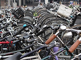 停車,自行車,金屬