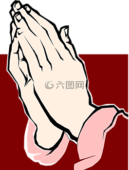 基督教,手,祈禱