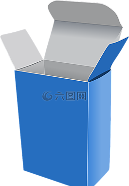 盒,藍(lán)色,開(kāi)放