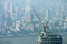 起重機(jī),摩天樓,展望