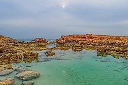 巖質(zhì)海岸,海,水