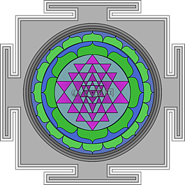 曼陀羅,環(huán)路,圓