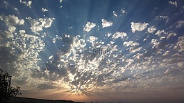 太陽能,云,天空