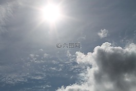 太陽,云,天空