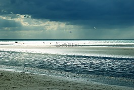 dauville,海,地平线