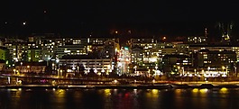 城市,夜,燈火