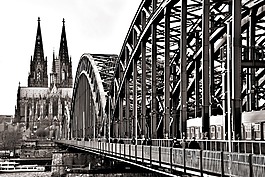 橋,科隆,hohenzollern 橋