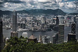 香港,高峰,天際線