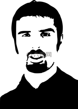 男子,臉,頭