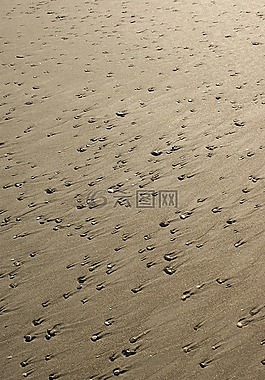 移動,石頭,沙
