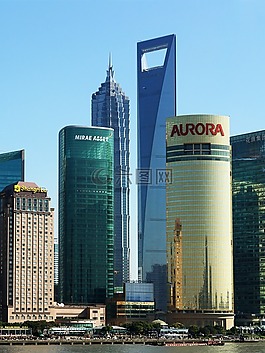 上海,天際線,建設