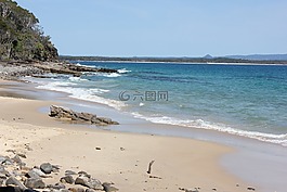 努沙国家公园,茶叶树湾,湾