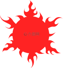 太阳,火热,纹身