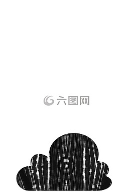 云,面具,黑