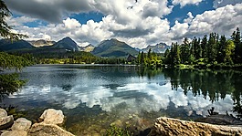 塔特拉,山,景觀