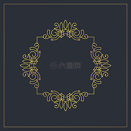 花押字,鏤空架,矢量