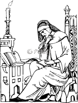 尼姑,和尚,回廊