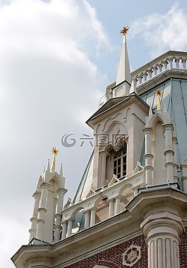 tsaritsyno,公园,城堡公园