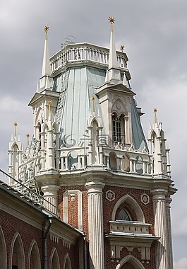 tsaritsyno,公园,城堡公园