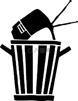 电视,垃圾,抛出