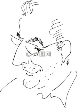 漫畫,人類,男