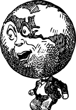 全球,地球,男子