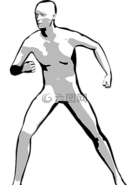 男子,構成,抽象
