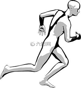 運行,男子,運動