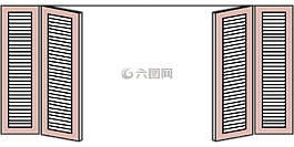 百葉窗,窗口,木材