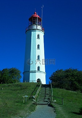 燈塔,hiddensee,波羅的海