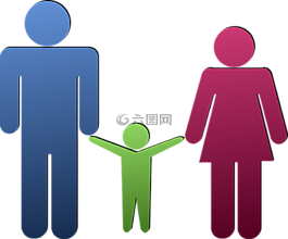 兒童,家庭,父親