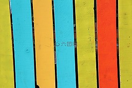 豐富多彩,顏色,籬笆