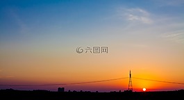 日落,天空,太陽(yáng)