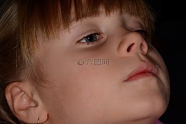 人的,孩子,女孩