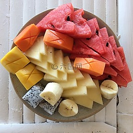 板,熱帶水果,食品