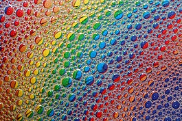 氣泡,彩虹,色彩繽紛