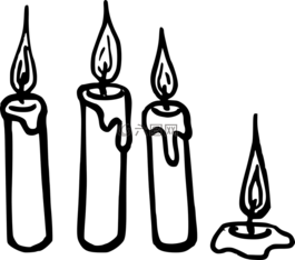 蠟燭,火,火焰