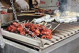 烤串,吐,肉類