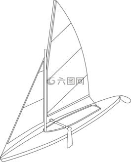 帆,船,游艇