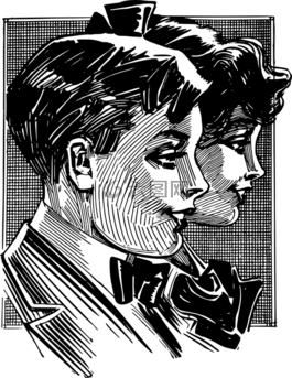 男孩,臉,女孩