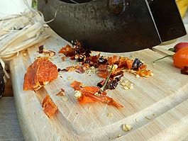 辣椒,干,切