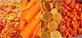 胡蘿卜,蔬菜,拼貼畫(huà)