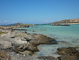 elafonissi,克里特島,希臘