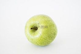 蘋(píng)果,孤立,綠色
