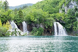瀑布,克羅地亞,plittvice
