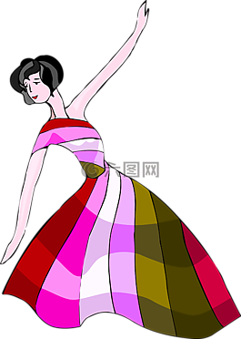 抽象,色彩繽紛,漫畫人物
