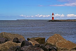 warnemünde,波羅的海,燈塔