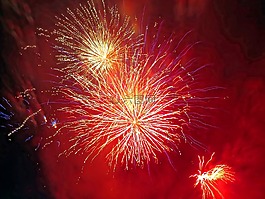 法国,节日,烟花