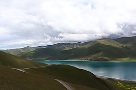 湖,西藏,山