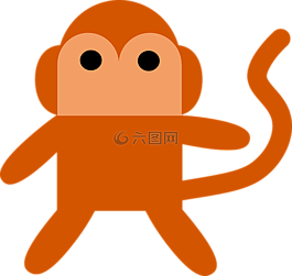猴子,橙色,哺乳動物
